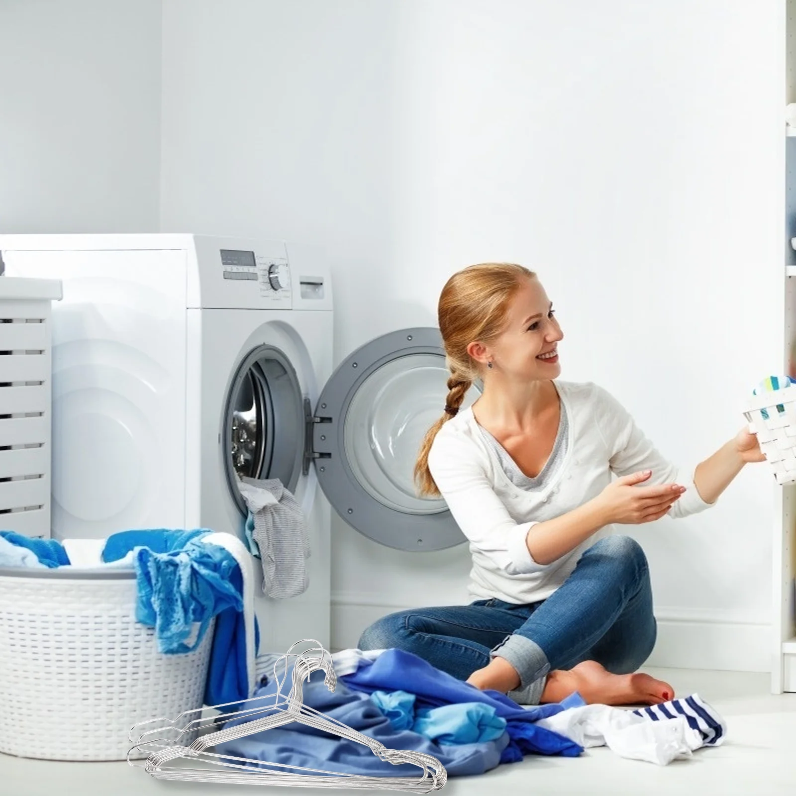 10Pcs  Stainless Steel Suit Racks Clothes Hangers Home Hotel Clothing Stretchers