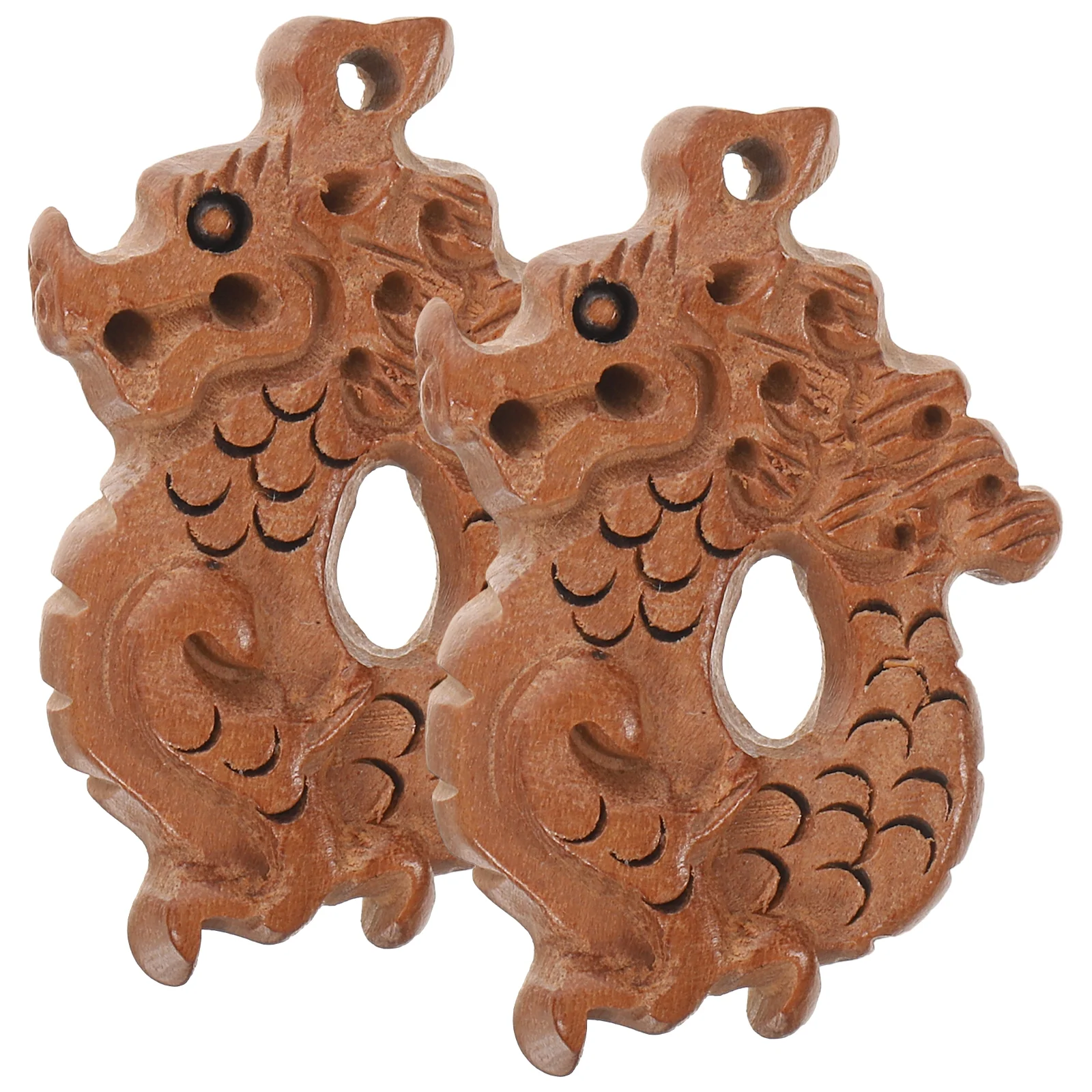 2 Pcs Expandable Clothes Hanger Peach Wood Crafts