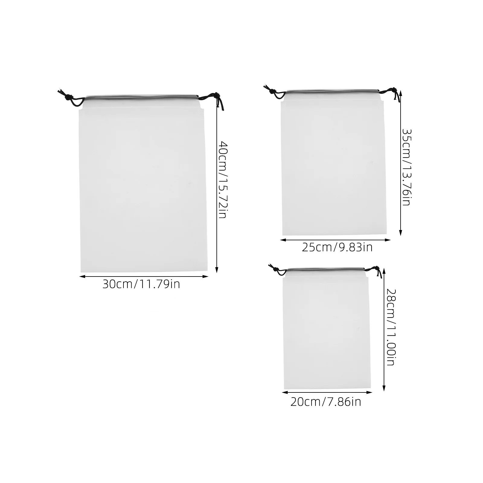 12 Pcs Wet Clothes Bag Home Storage Translucent Travel