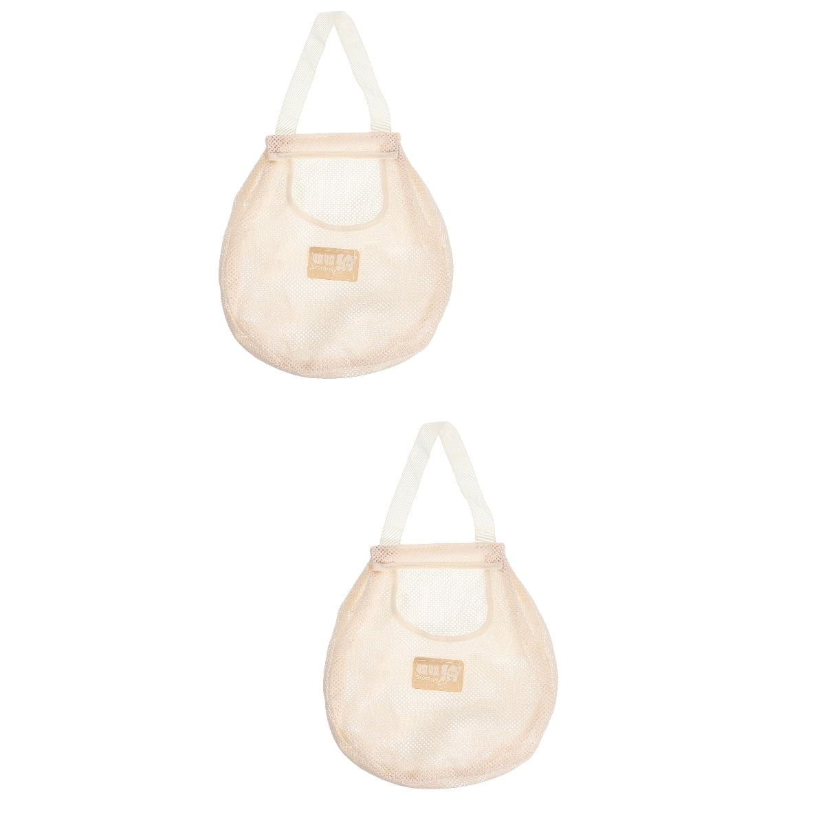 2pcs Hanging Mesh Bag Multi-purpose Mesh Laundry Bag Clothespin Bag Socks Pouch