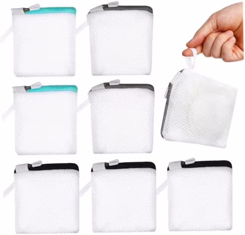 8Pcs Small Mesh Laundry Bags for Delicates, Mini Laundry Bags for Lingerie Sweaters and Clothes Ideal for Travel and Storage