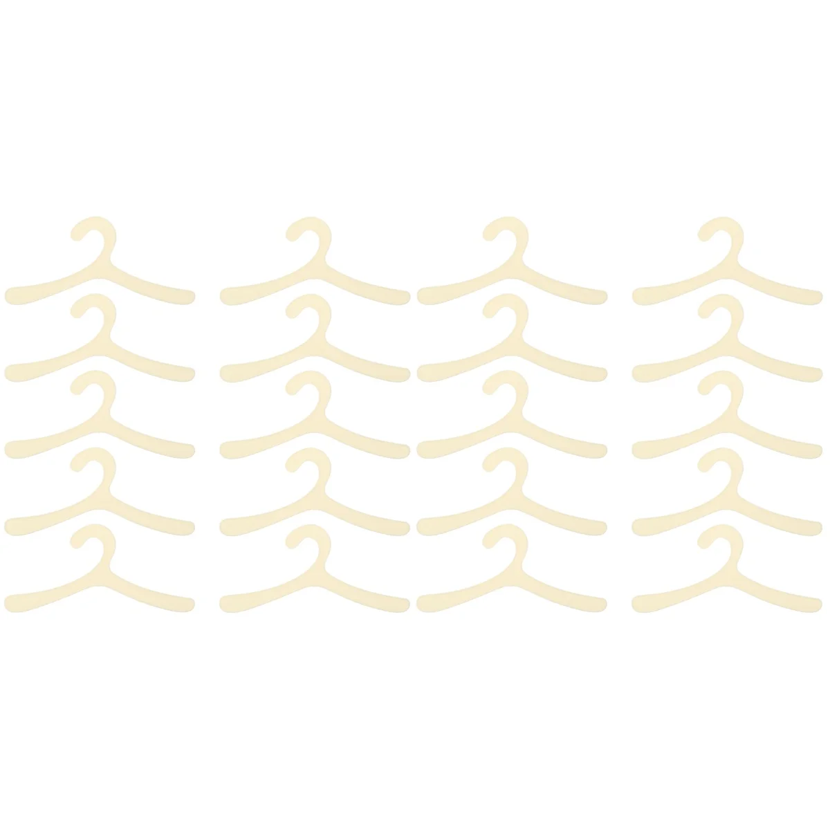 2 Count Pet Hanger Toy White Baby Hangers Clothe Coat Toddler Child