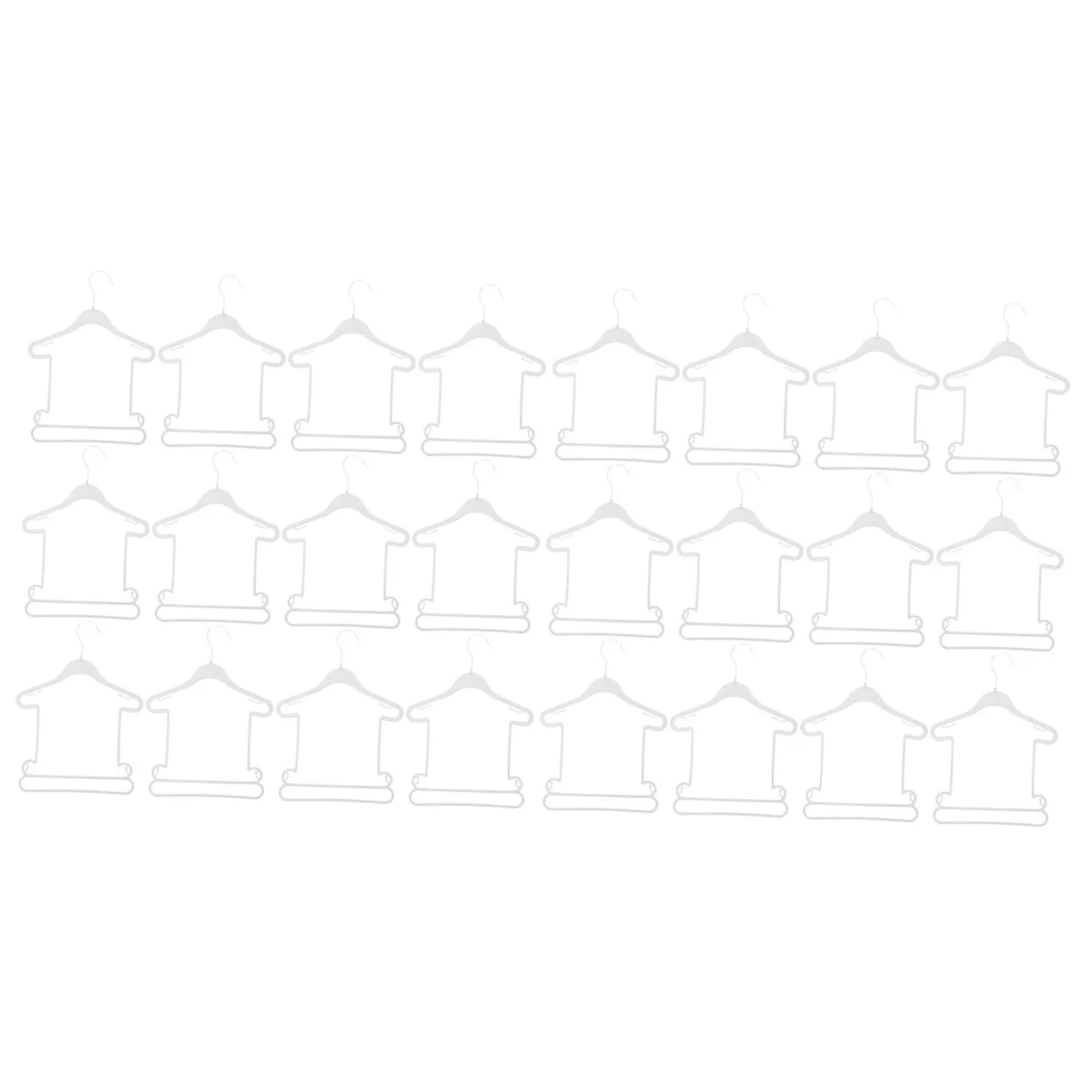 24 pcs  Baby Clothes Hangers Infant Clothes Hangers Kids Clothes Drying Hangers