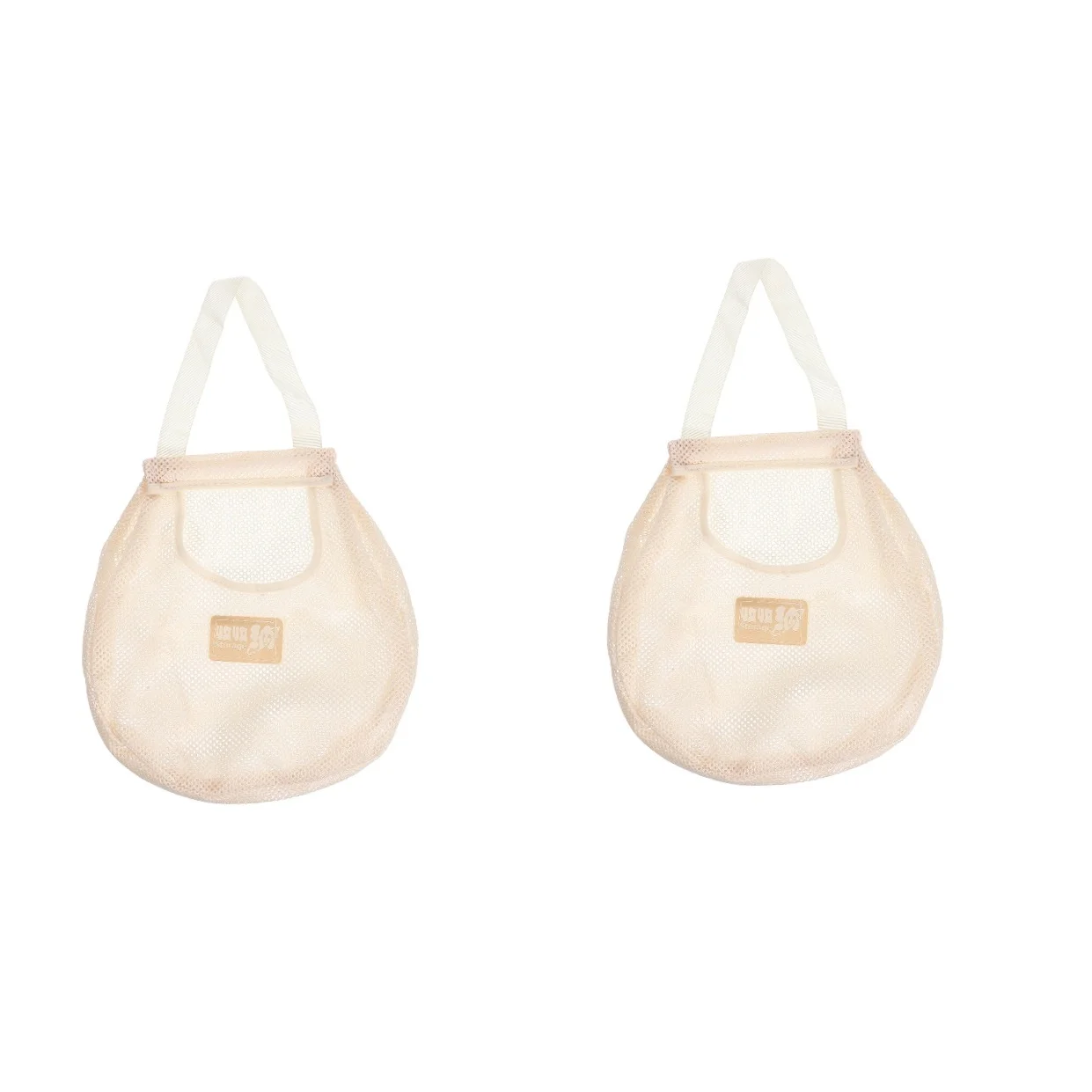 2pcs Hanging Mesh Bag Multi-purpose Mesh Laundry Bag Clothespin Bag Socks Pouch