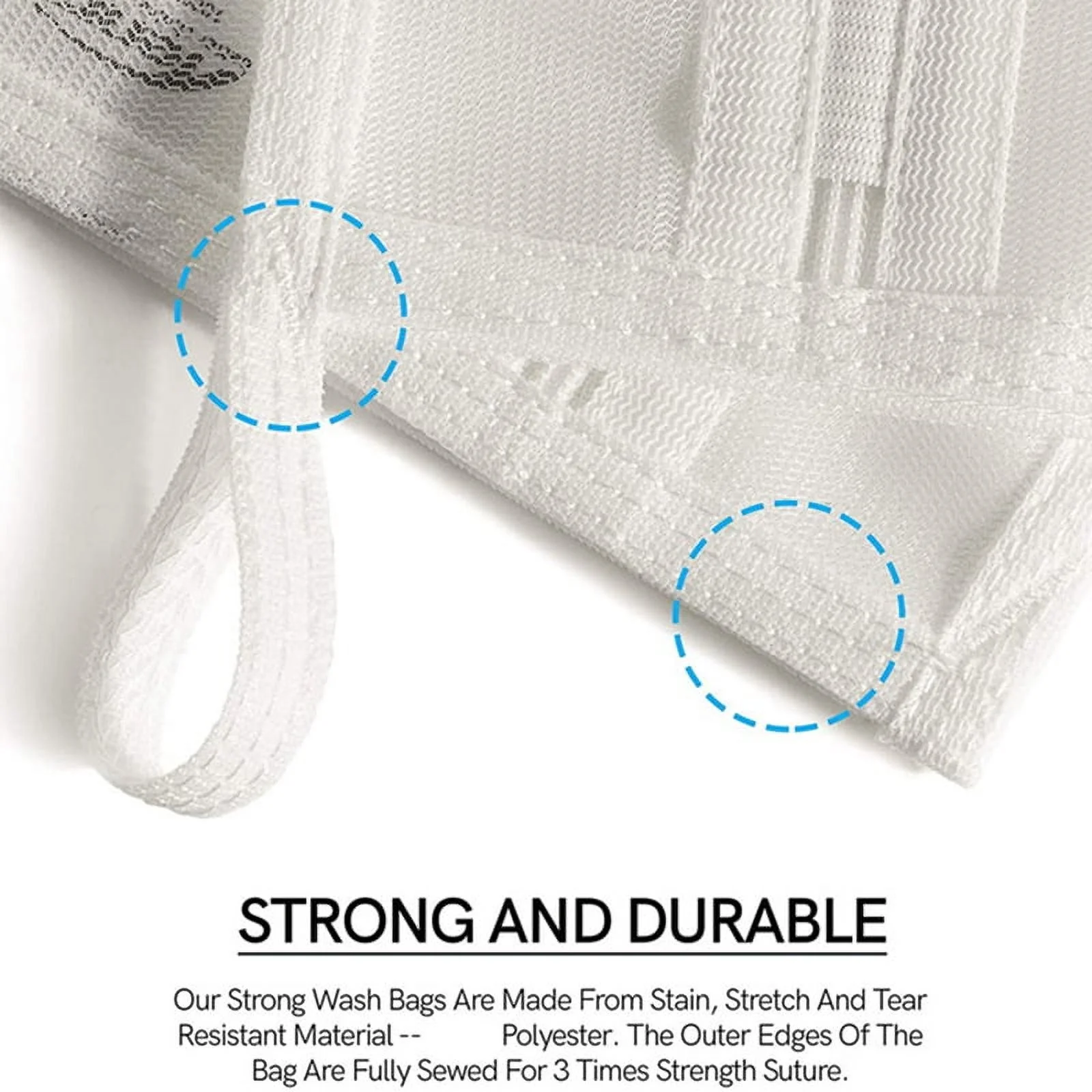 Mesh Laundry Bag for Delicates with YKK Zipper,Mesh Wash Bag, Travel Storage Organize Bag, Clothing Washi