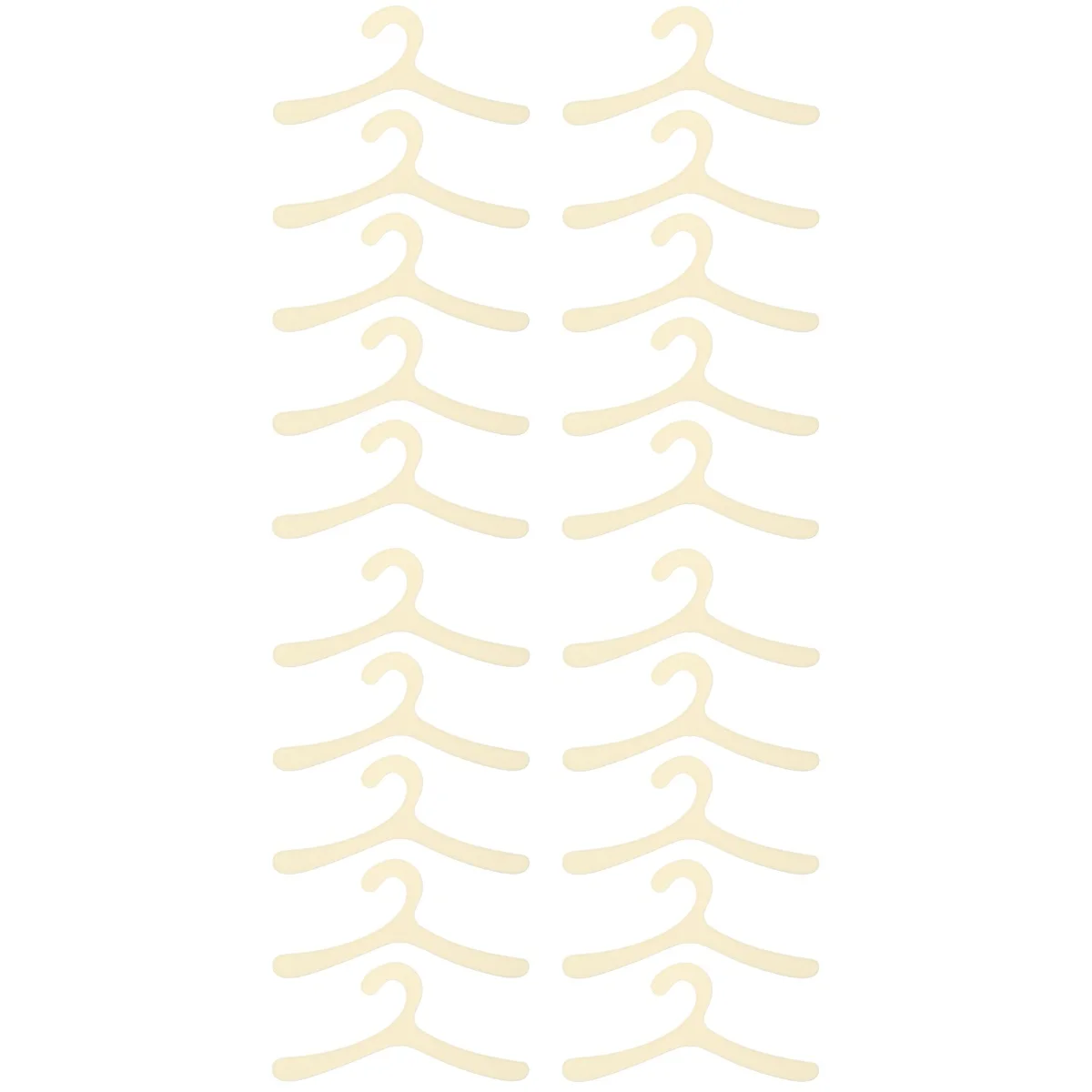 2 Count Pet Hanger Toy White Baby Hangers Clothe Coat Toddler Child