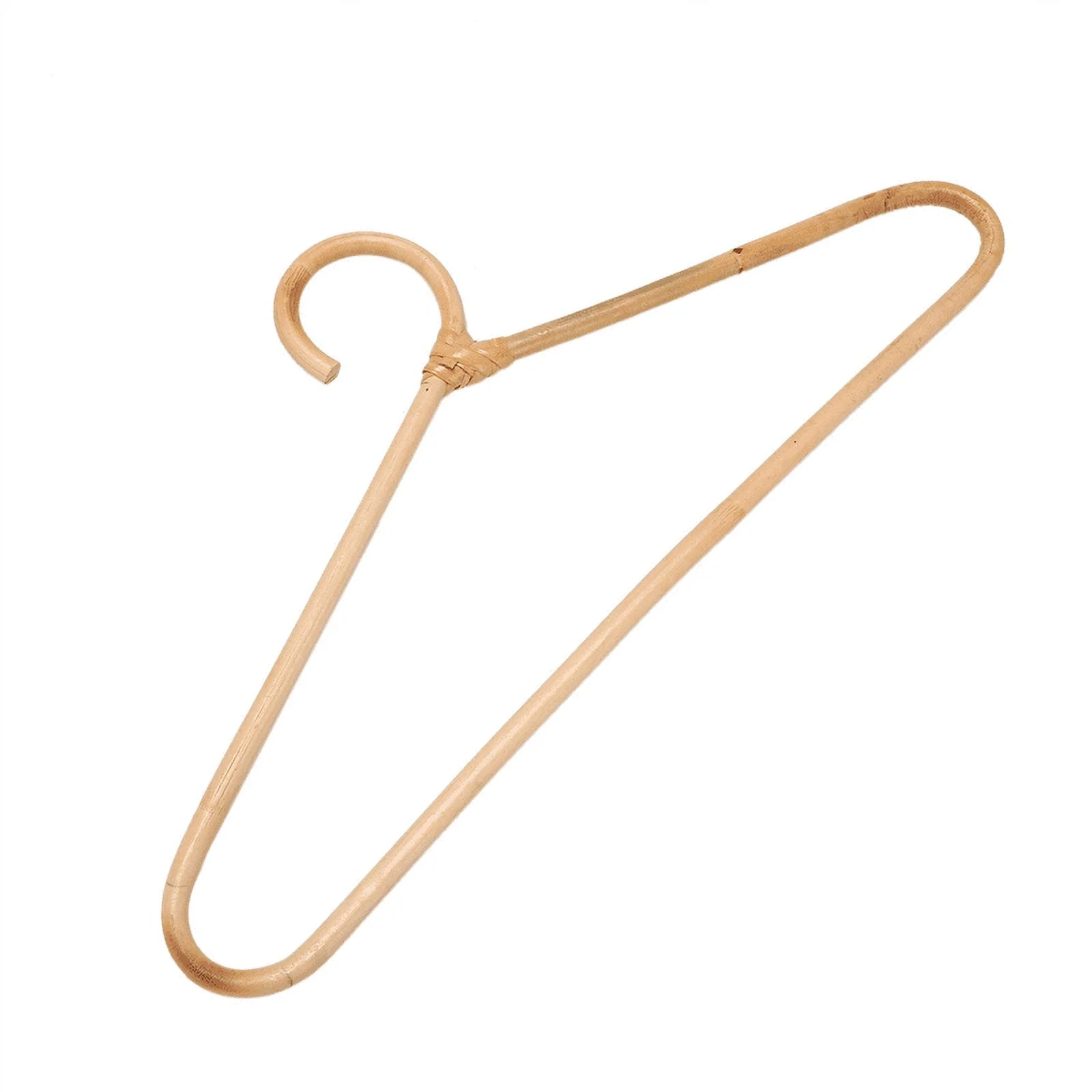 6X Rattan Clothes Hanger Style,Garments Organizer,Rack Adult Hanger,Room Decoration Hanger for Your Clothes.