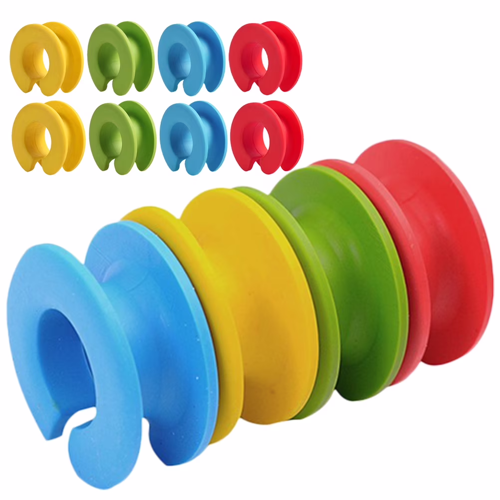 12 Pcs Hanging Clothing Windproof Buckle Round Hook Connector Compact Suit Jacket Hangers