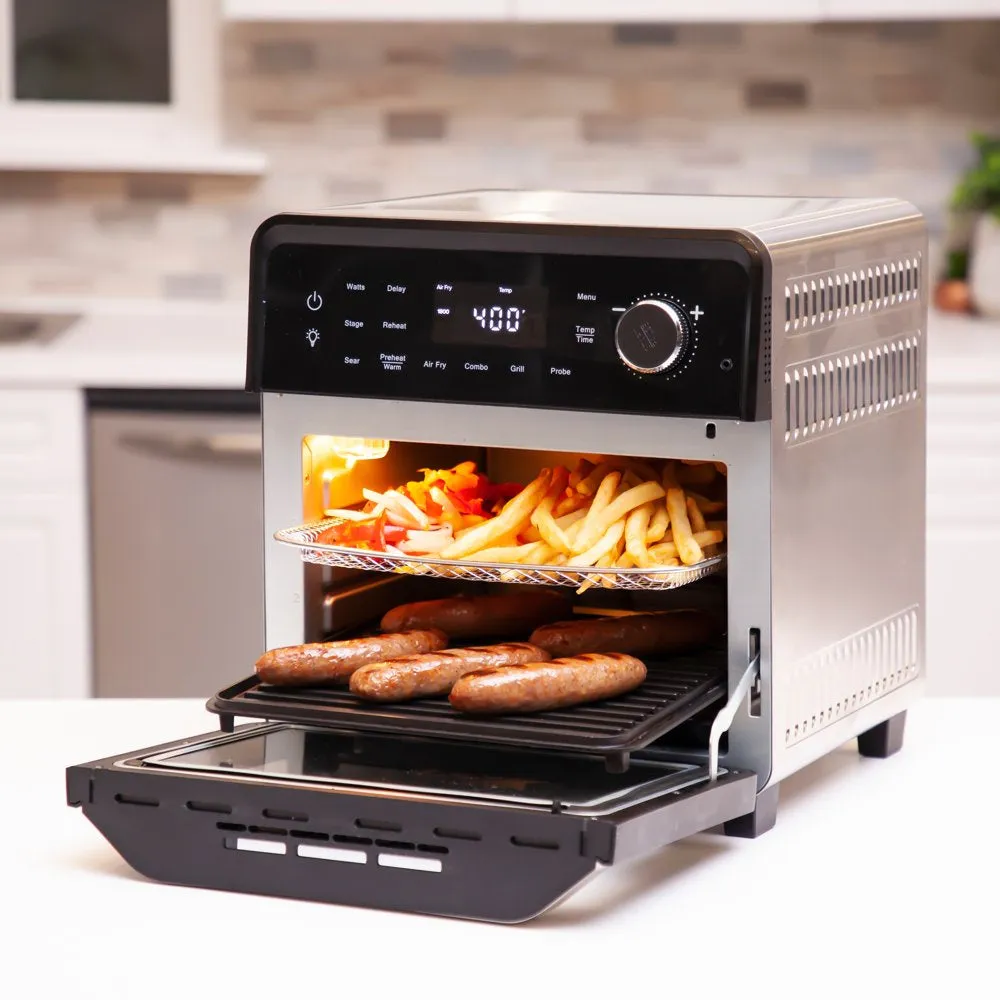 Smart Grill with Combo Cooking & Air Frying Capabilities