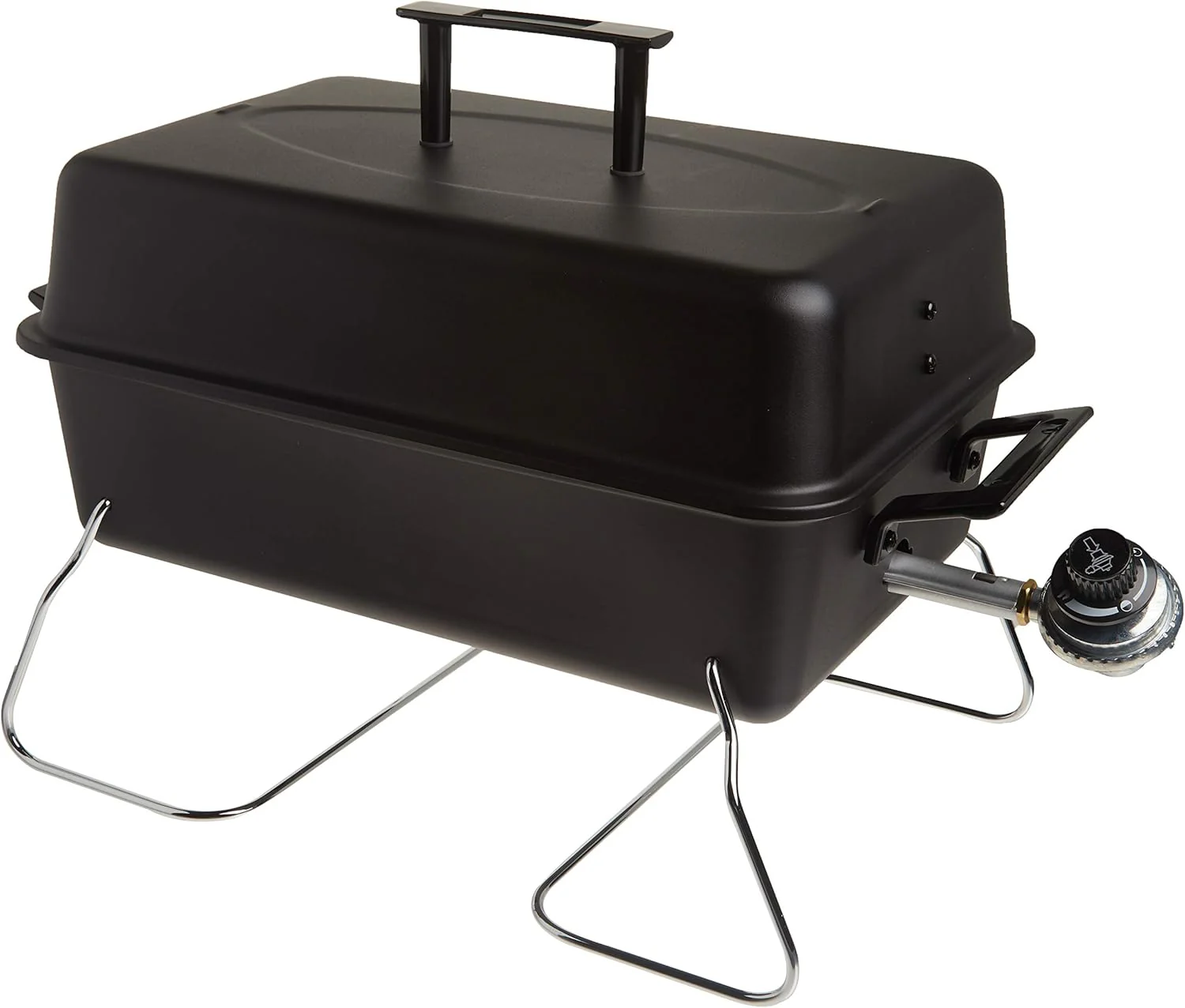 Portable Convective 1-Burner Stainless Steel Propane Gas Grill