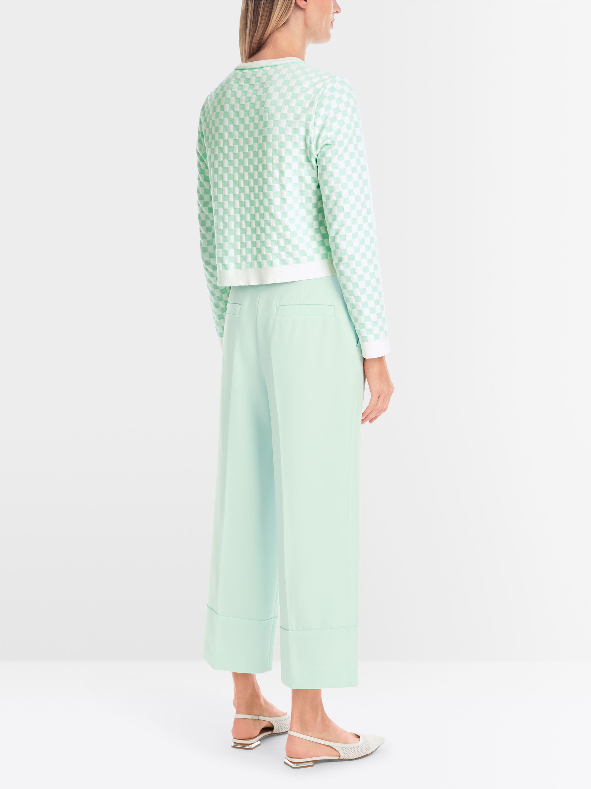 Marc-Cain Rethink Together Strickjacke mit Rundhalsausschnitt