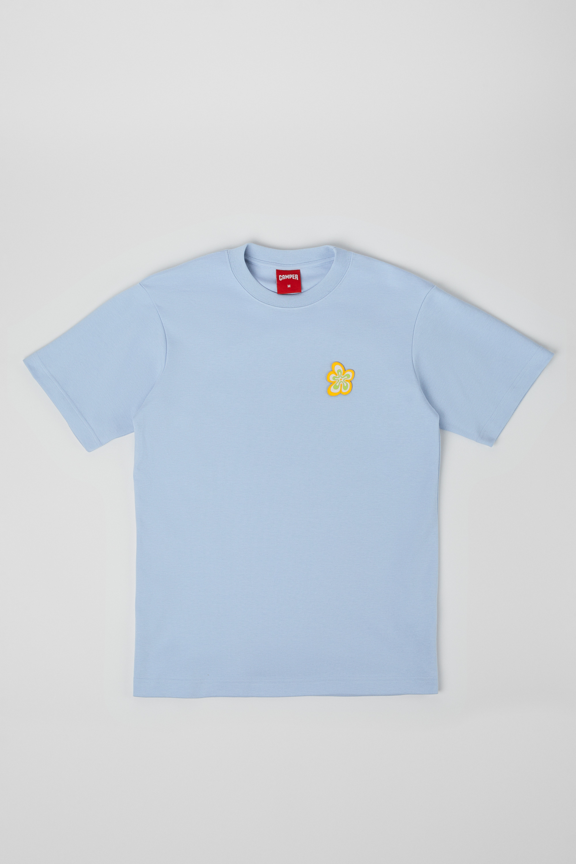 T-Shirt - Blaue Bio-Baumwolle T-Shirt