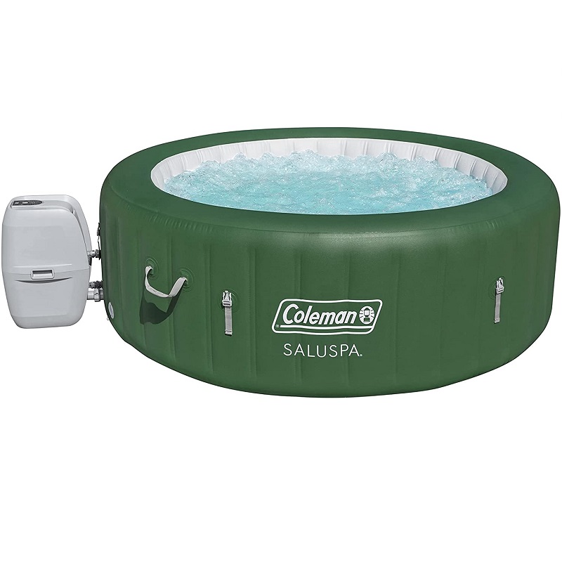 SaluSpa aufblasbare Whirlpool | Tragbare Whirlpool W/ Beheiztes Wassersystem & Bubble Jets | Passt bis zu 6 Personen