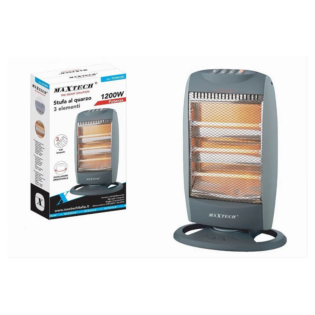 QUARZOFEN 3 ELEMENTE OSZILLIERENDE kippsichere 1200W TCHH12C