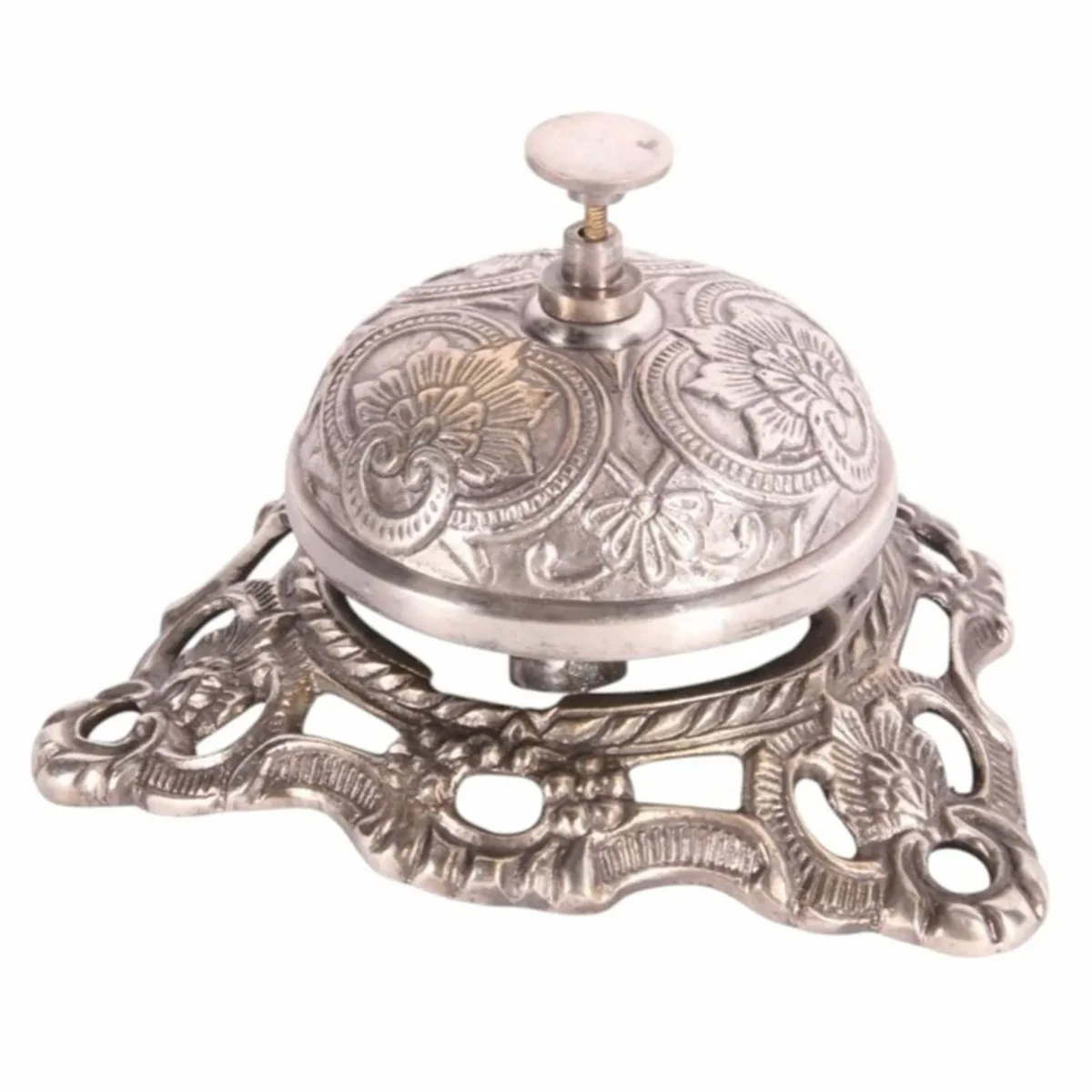 Barock Tischglocke Silber 13 cm - Hotel & Gastronomie Accessoires