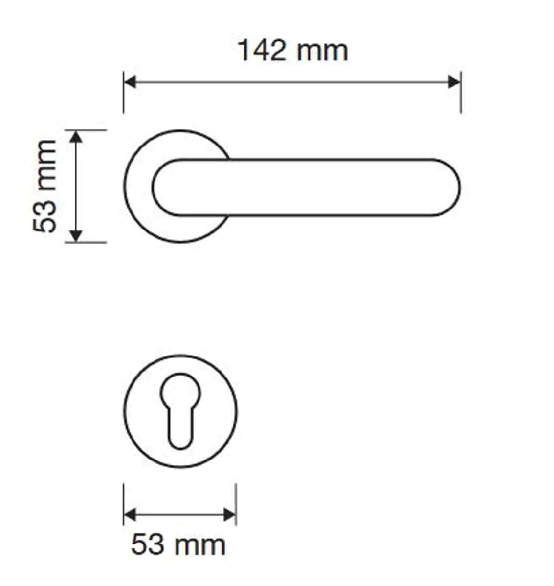 Baroque door handle set 14.2 x H. 5.3 cm - Various colors - 2 magnificent brass door handles with round rosettes - Luxury quality - Made in Italy