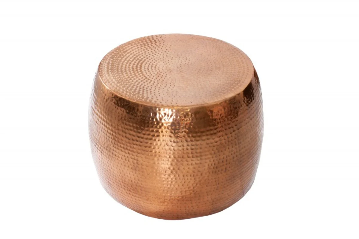 Luxury coffee table copper 60 cm aluminum - living room salon table - unique