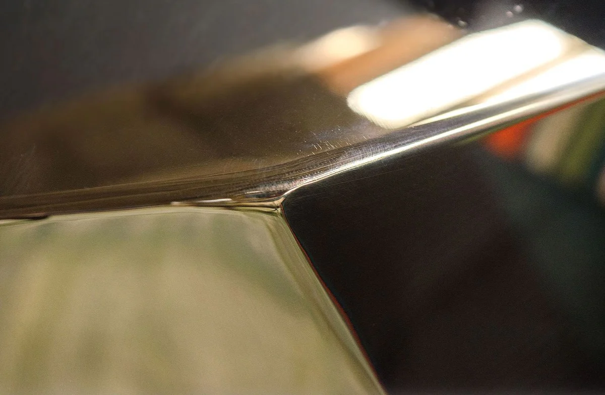 Designer living room table / side table gold 89 x 90 x H. 45 cm - designer collection