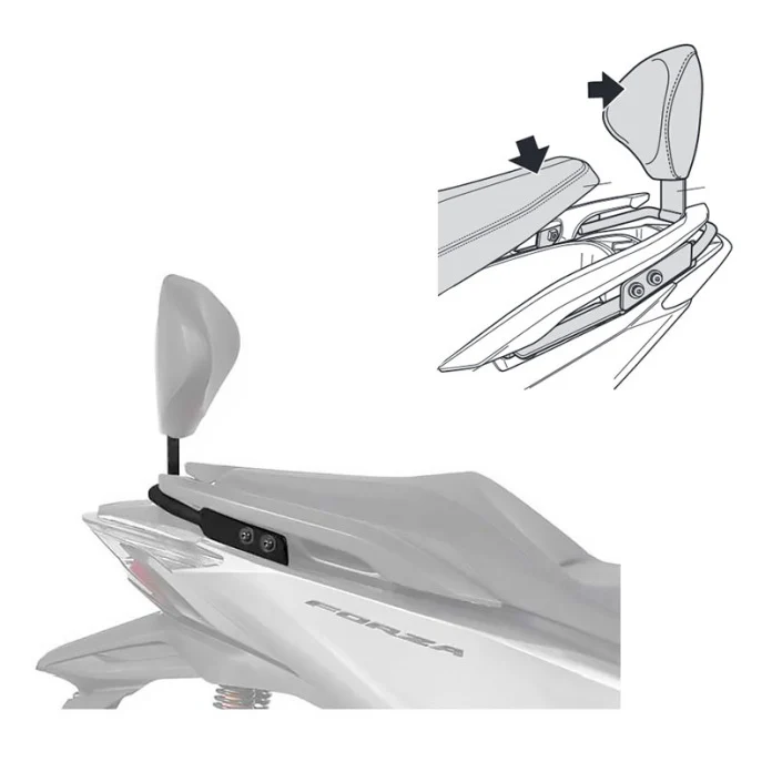 ANCLAJE RESPALDO SHAD H0FR11RV - HONDA FORZA 125/350 ABS