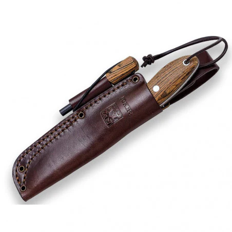Joker Nomad Walnut with ferrocerium - Survival and buschcraft knife