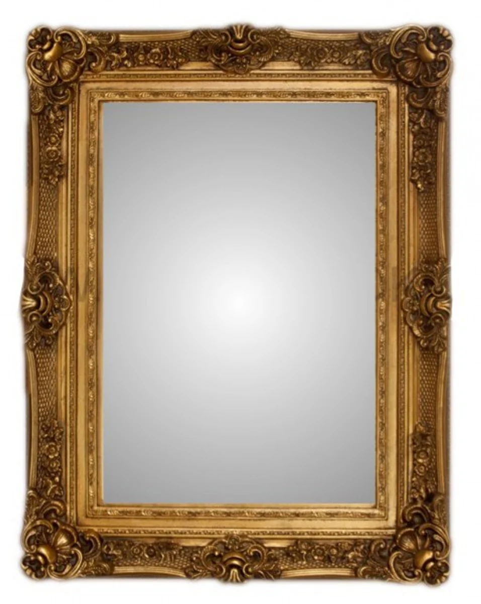 Baroque wall mirror gold height 130 cm, width 96 cm - noble & magnificent