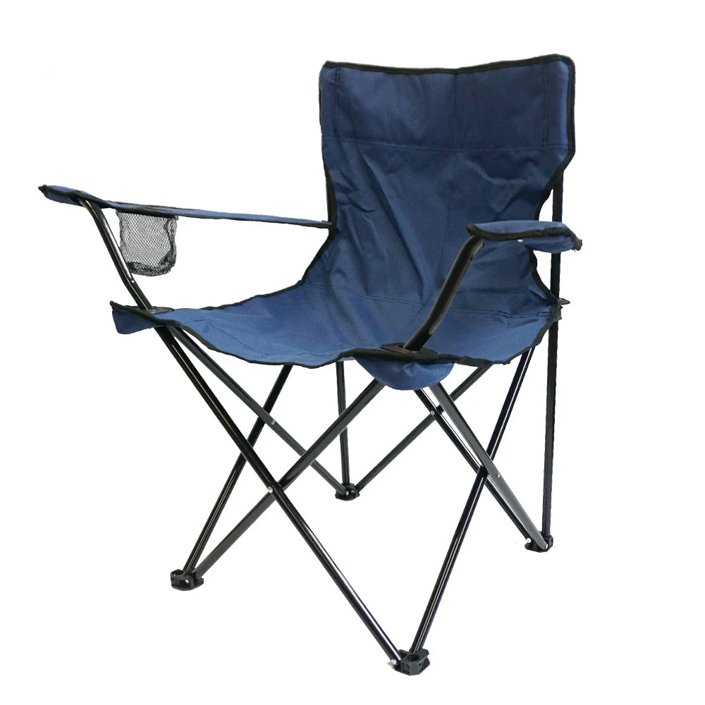 HOSA CAMPER marino - Silla plegable con reposabrazos