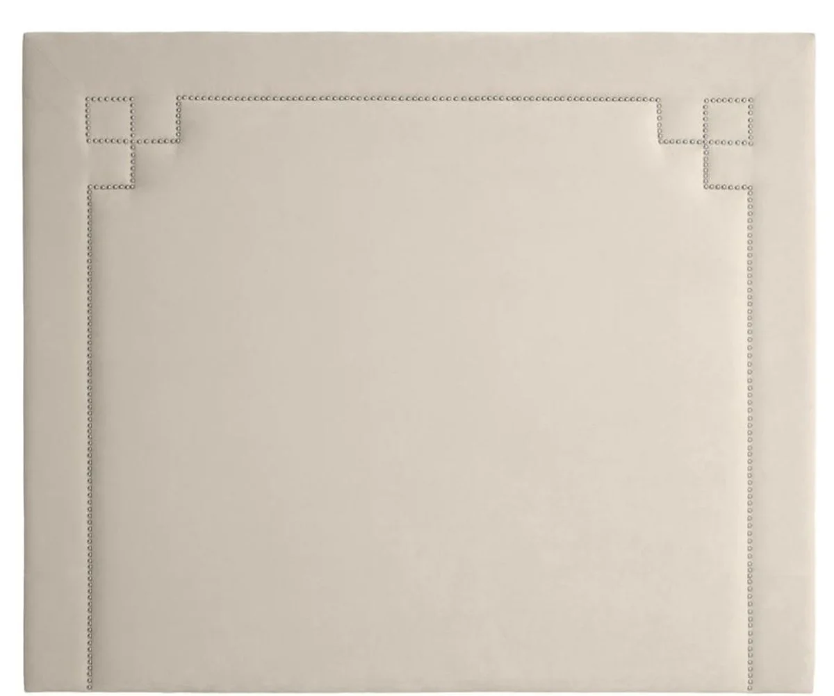 Designer bed headboard natural color 180 x H. 150 cm - luxury bedroom furniture