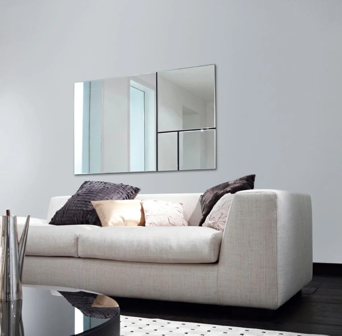 Luxury wall mirror 95 x H. 154 cm - designer living room accessories