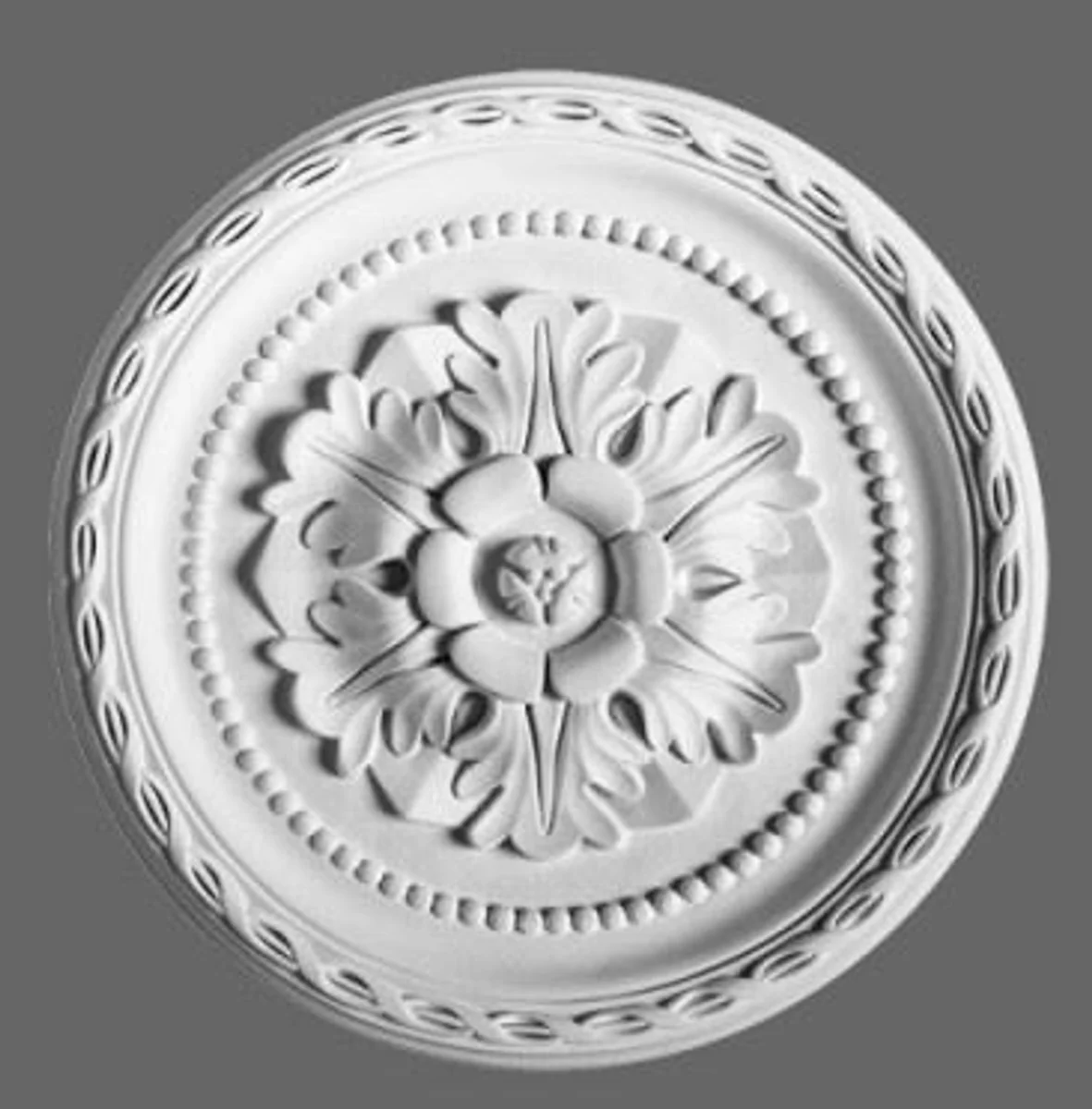 Stucco rosette 28 x 28 cm Ceiling stucco Ceiling rosette Stucco rosette Wall rosette Baroque Jugendstil