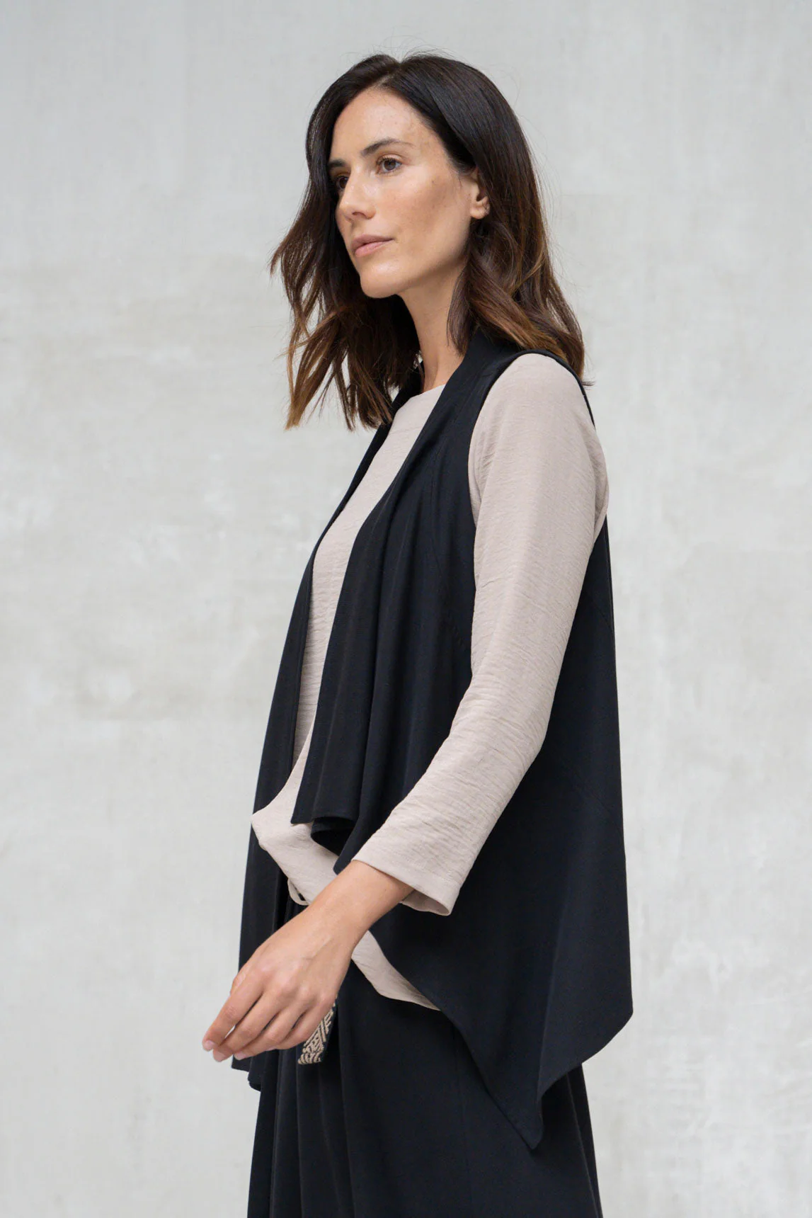 Rivera-Spanien Chaleco Varenna schwarz