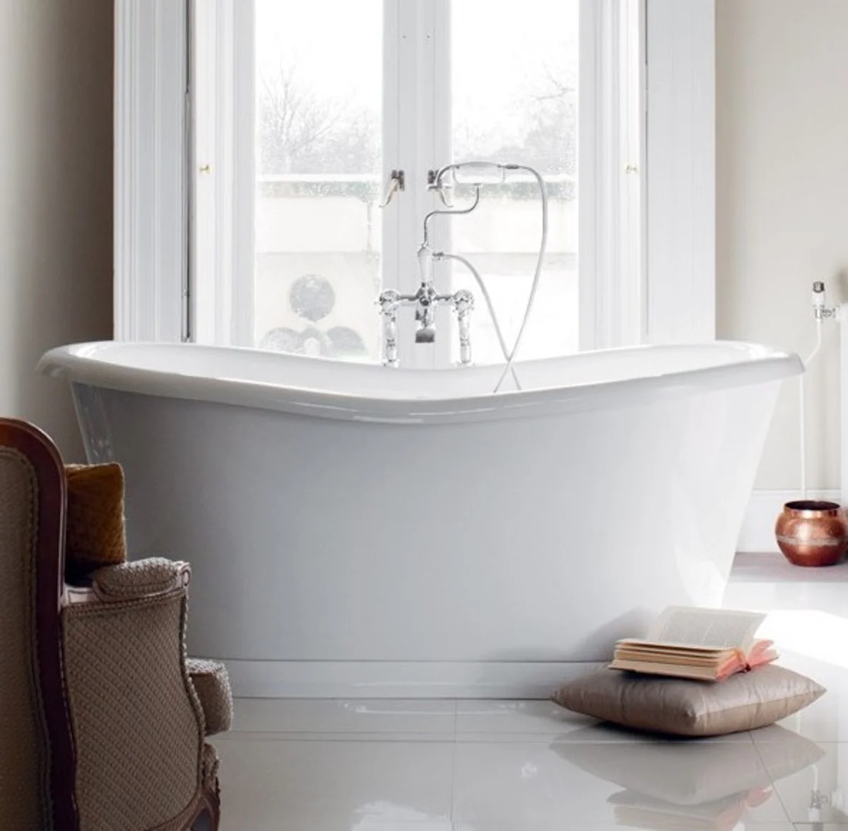 Freestanding bathtub 1800mm BAdm180 - Freestanding retro antique bathtub