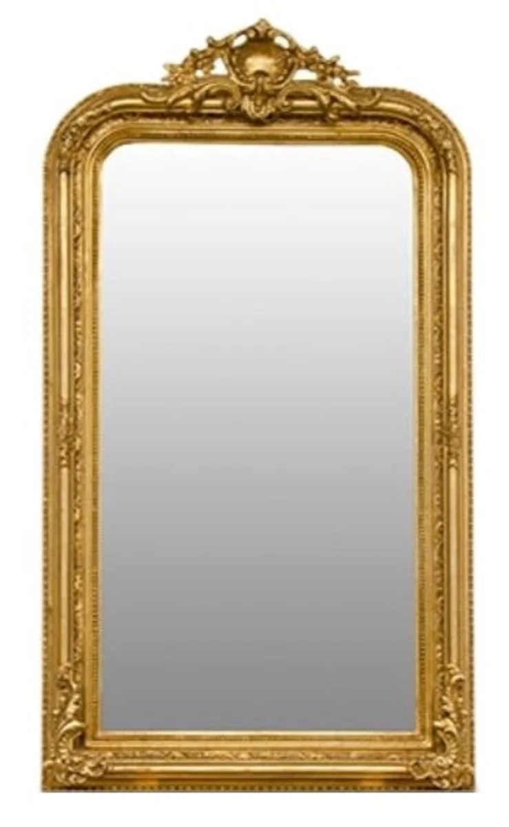 Baroque mirror gold 86 x H. 155 cm - living room furniture in the baroque style