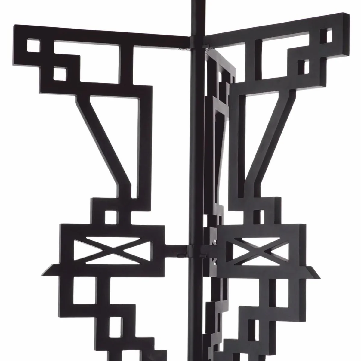 Luxury floor lamp matt black / beige H. 175 cm - Luxury Lights