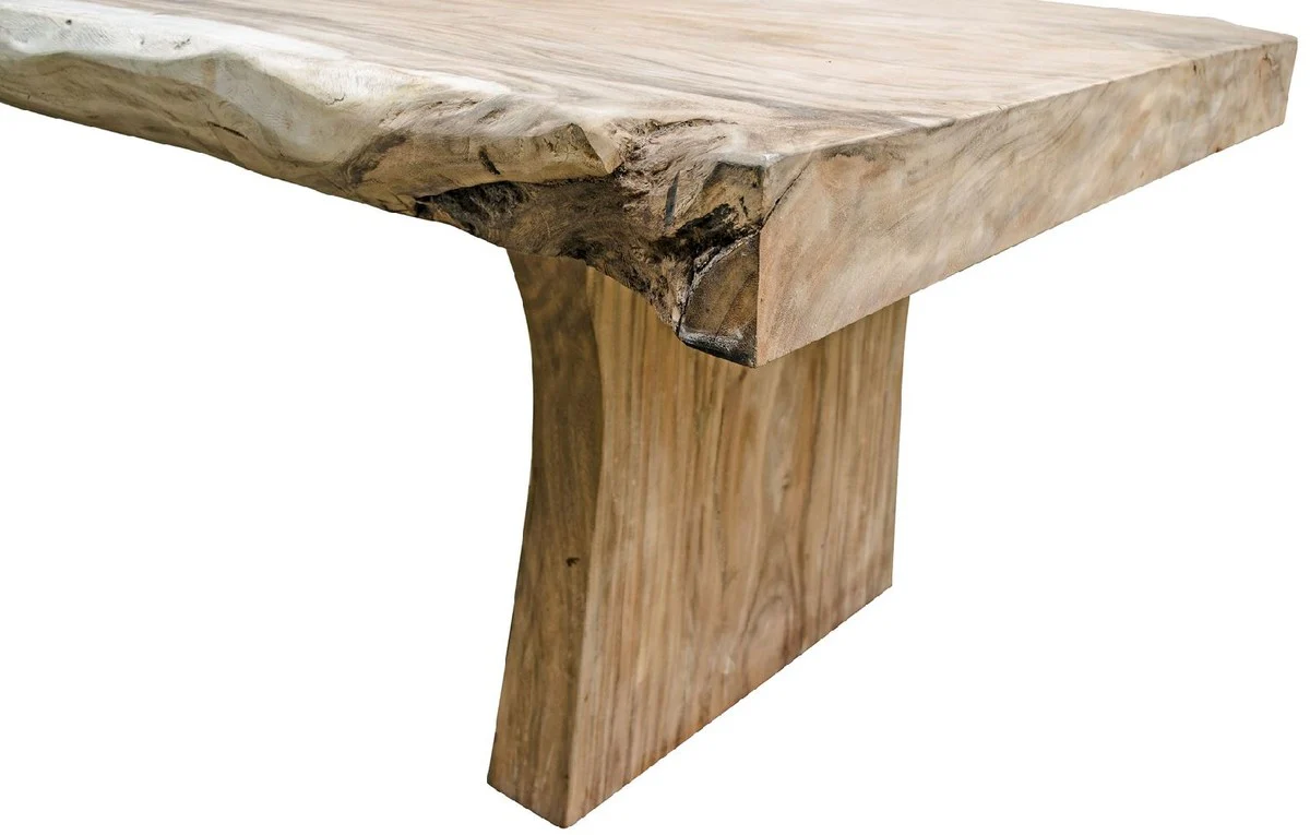 Country style dining table natural colors 350 cm - Huge rustic solid wood kitchen table - Rustic dining room furniture - Solid wood dining room furniture - Country style dining room furniture