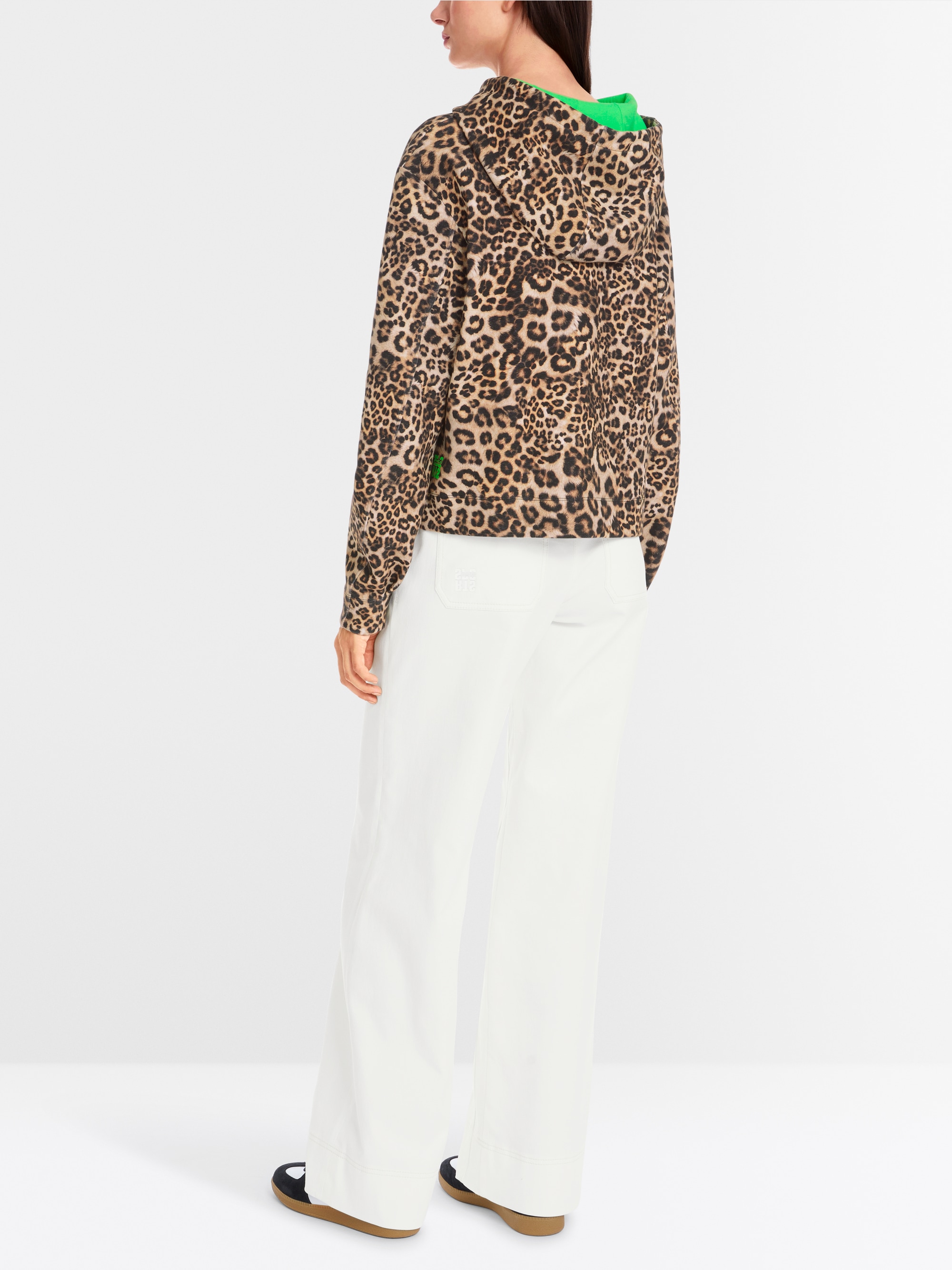 Marc-Cain Sweatshirt mit Leopardenmuster