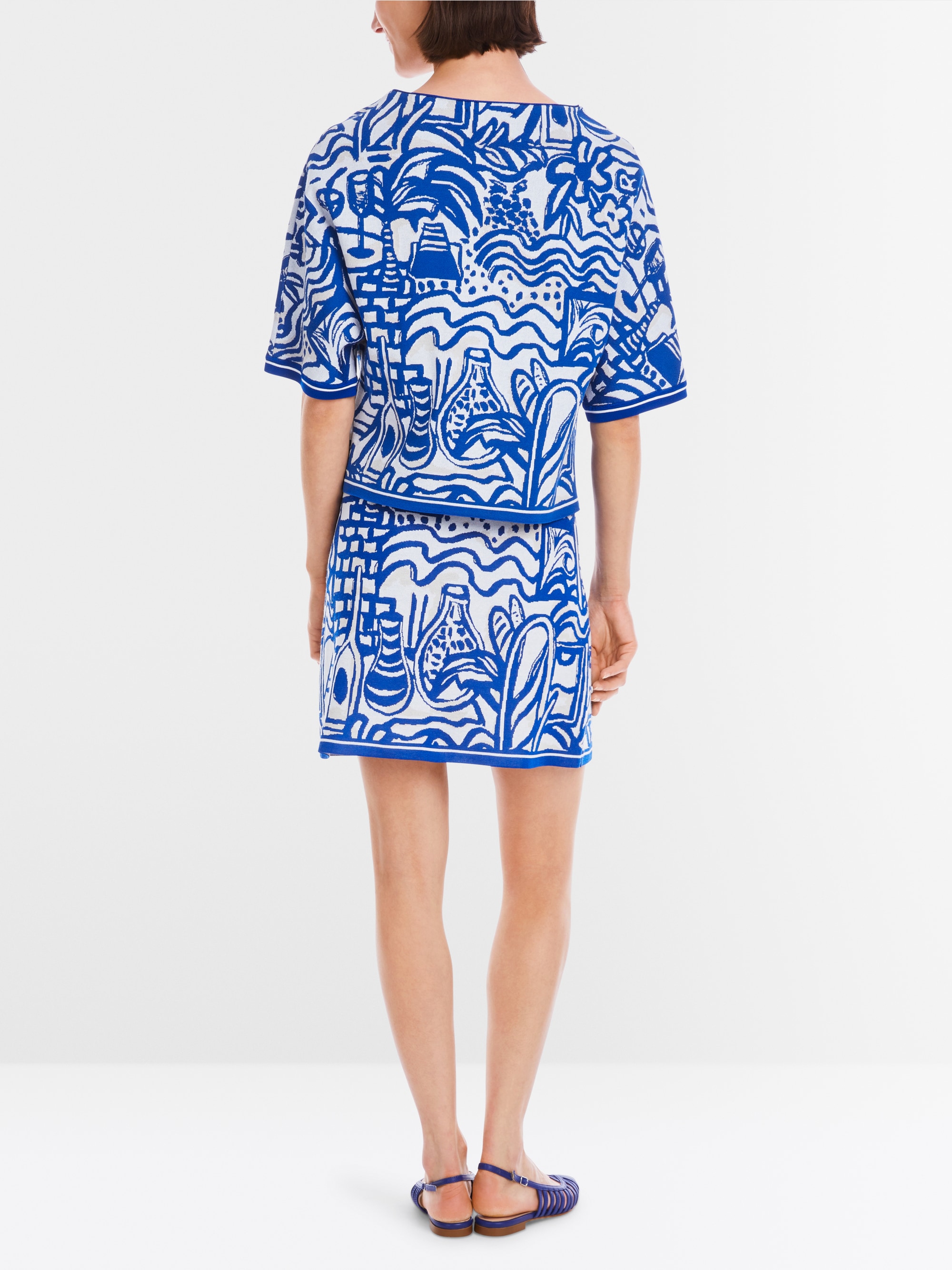 Pullover mit Marc-Cain Rethink Together-Print