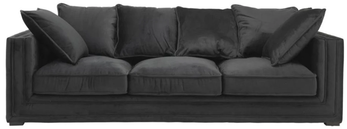 Luxury Designer 3 Seater Sofa Black - Luxury Hotel Furniture