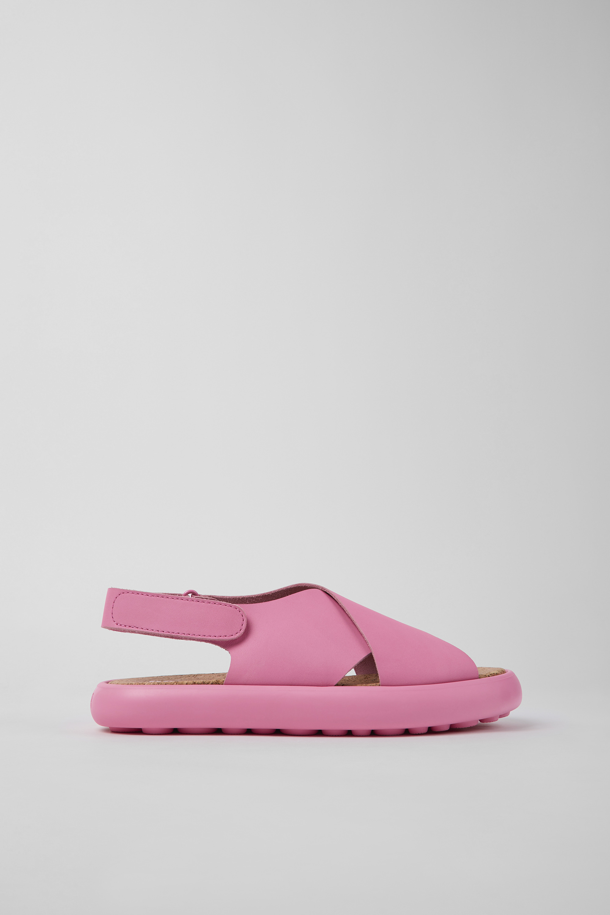 Pelotas Flota - Pink Leder Sandalen für Damen