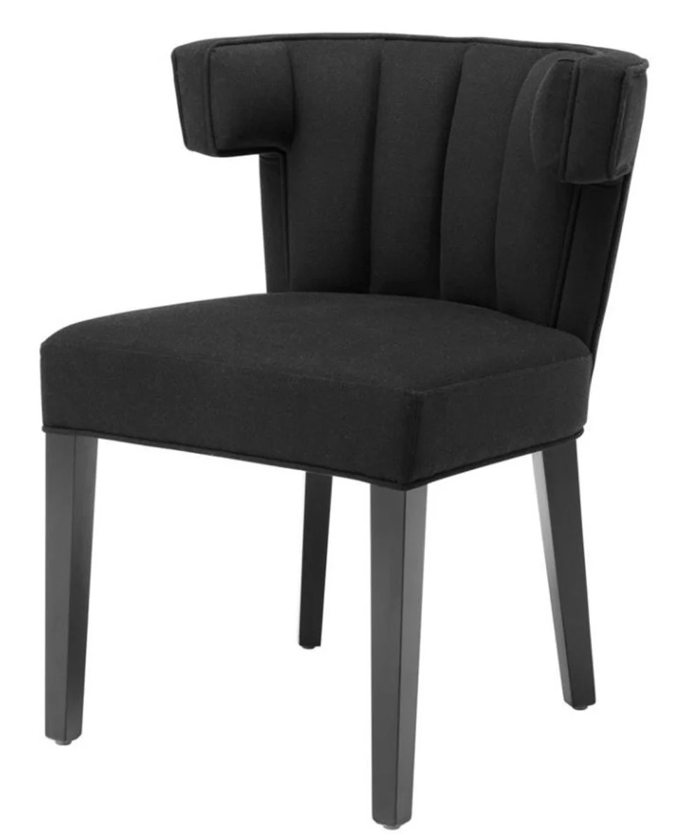 Luxury dining room chair black - designer furniture