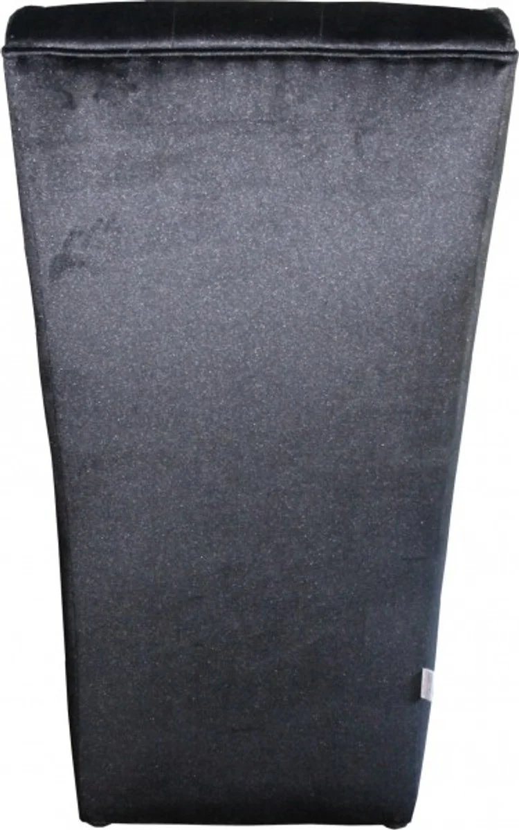 Designer Chesterfield Dining Room Wing Chair Black with Bling Bling Rhinestones