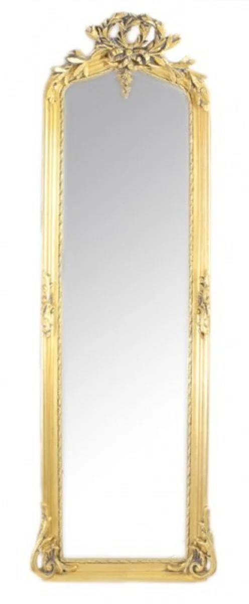 Baroque wall mirror gold 175 x 55 cm - antique style mirror - baroque furniture