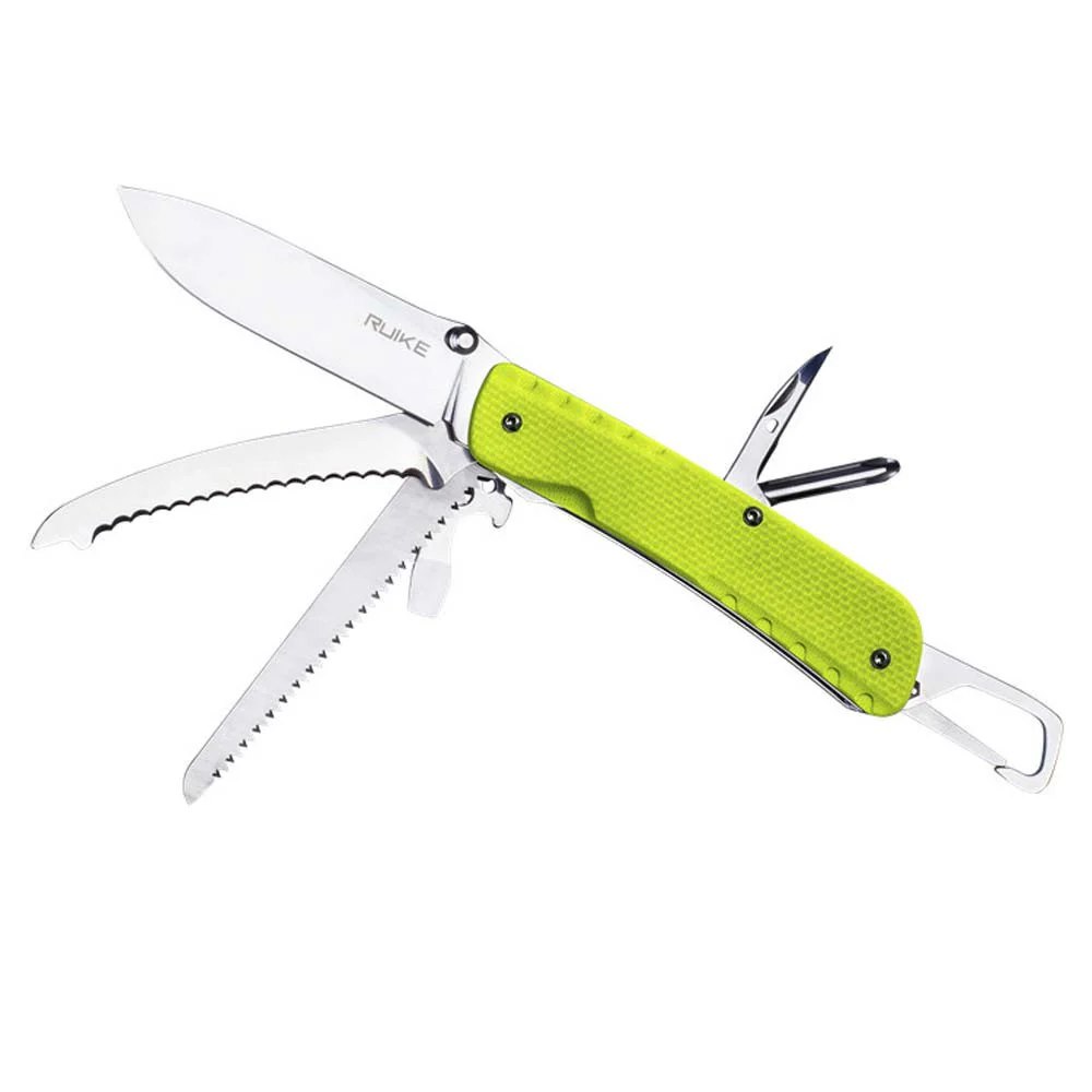 Ruike Trekker LD43 Rettung – Navaja multiusos de bolsillo