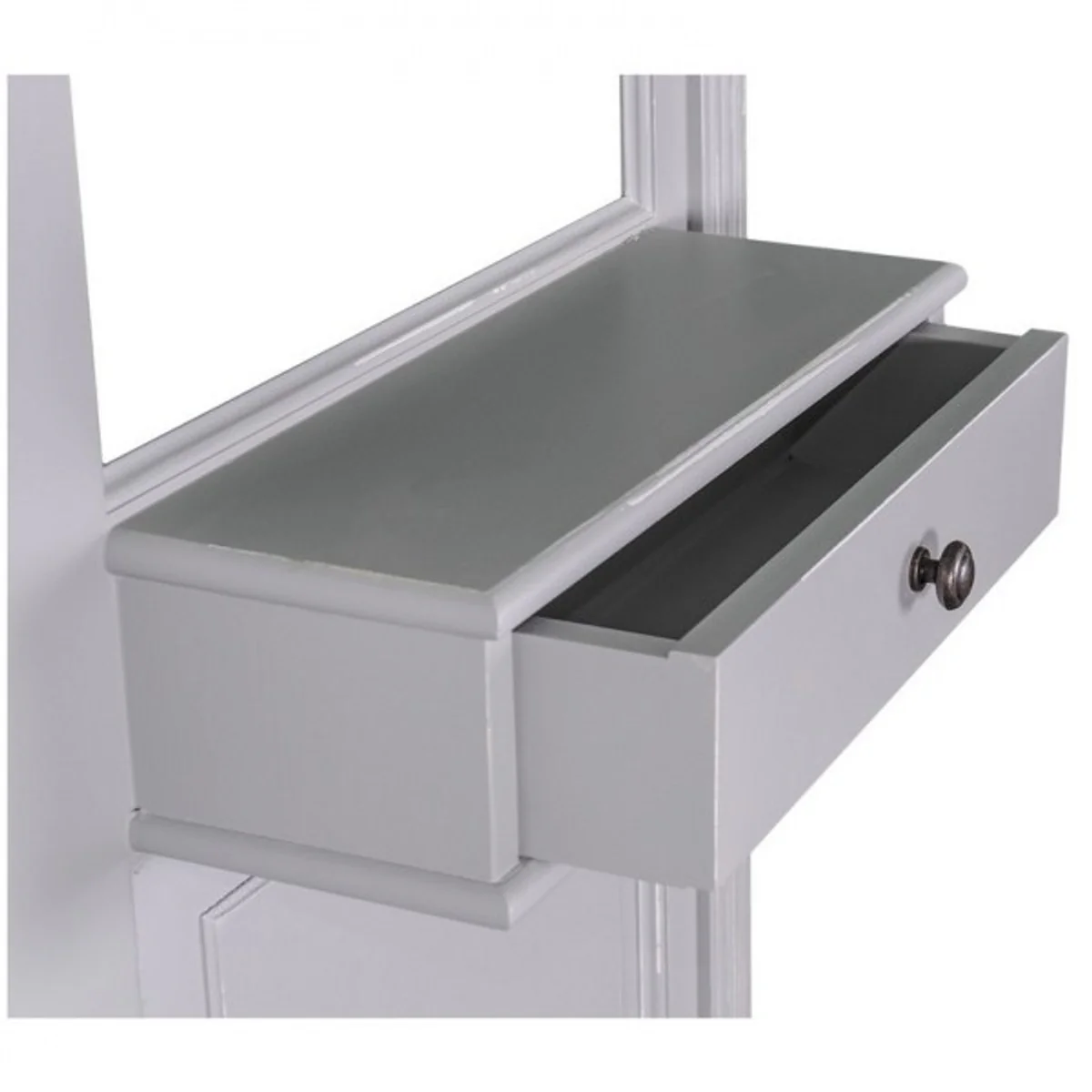 Wardrobe cupboard with mirror - country house style wardrobe