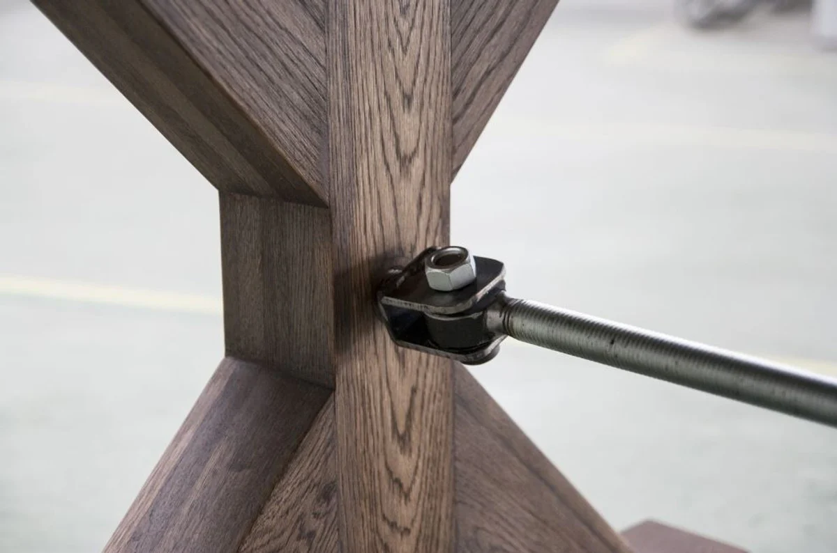 Industrial Design Dining Table - All Colors & Sizes - Solid Wood Kitchen Table - Dining Room Furniture