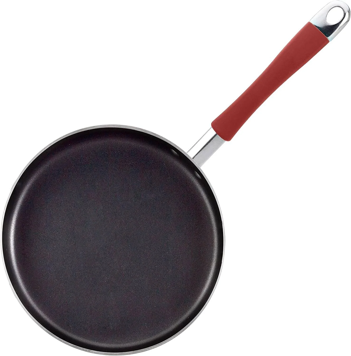 Antihaftbeschichtetes Kochgeschirr-Set aus Töpfen und Pfannen, 12-teilig, Cranberry-Rot