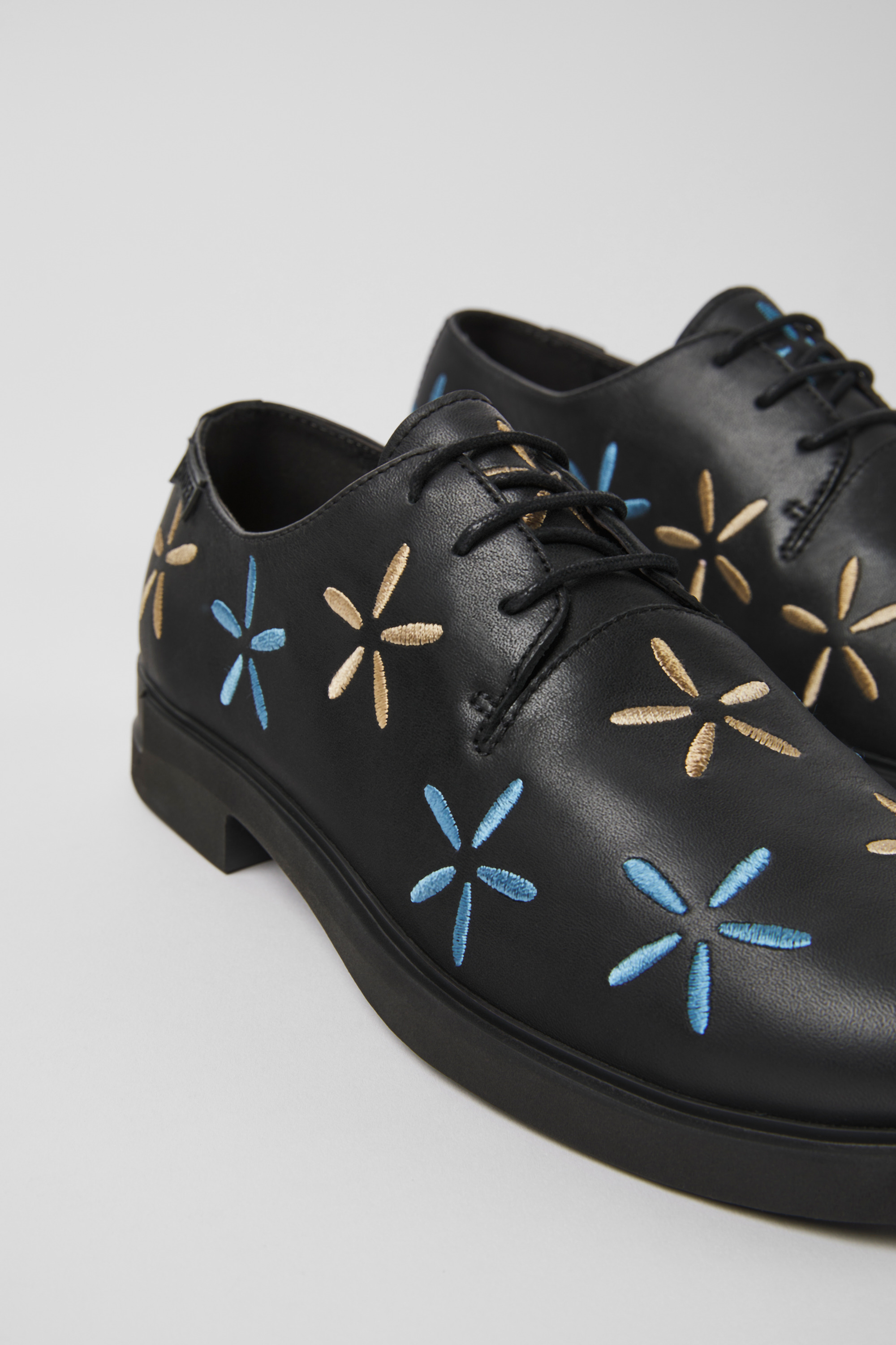 Twins - Schwarze Lederschuhe für Damen