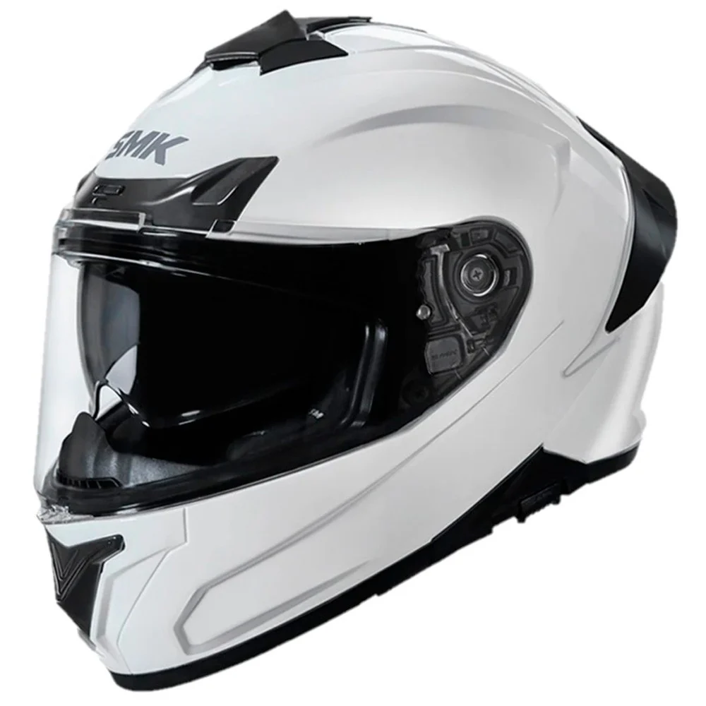 CASCO SMK TYPHOON MONOCOLOR - BLANCO