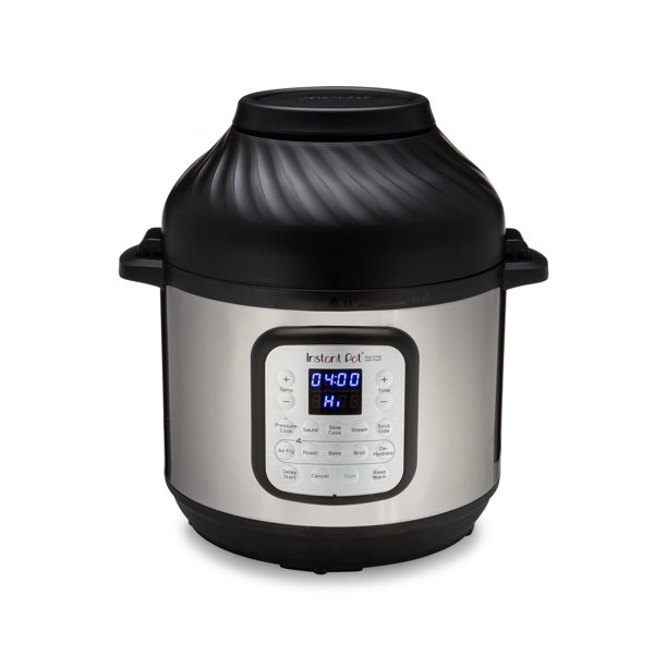 Instant Pot 8-Quart, Duo Crisp Air Fryer + Multi-Use Small Pressure Cooker to Roast Bake, Dehydrate & Mehr