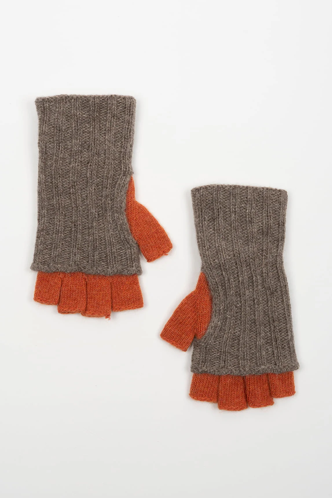 Rivera-Spain Lotte Fäustlinge, Taupe und Boiler