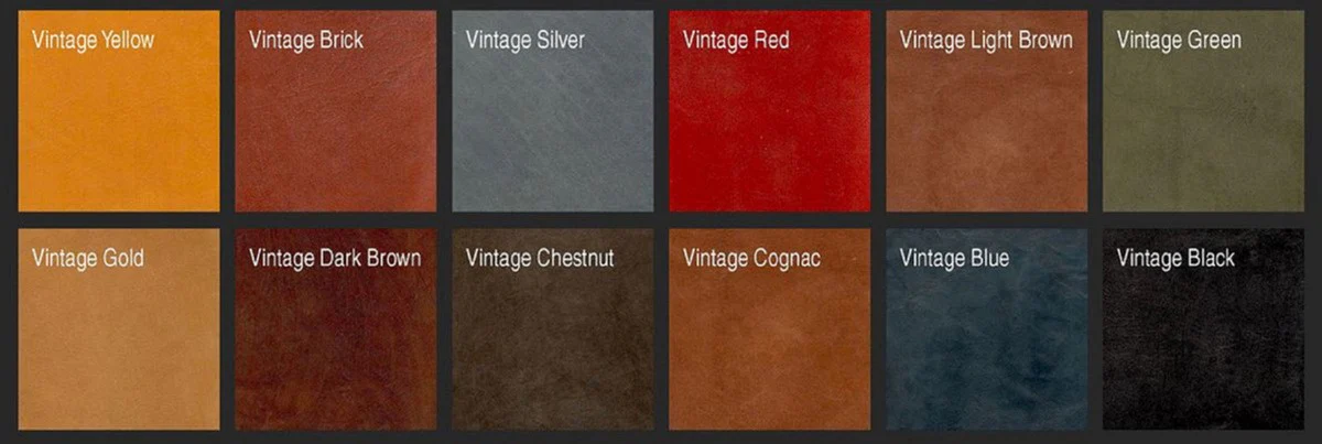 Luxury Art Deco leather sofa 172 x 70 x H. 82 cm - Various colors - Aluminum living room sofa with real leather - Aluminum airplane aviator sofa furniture